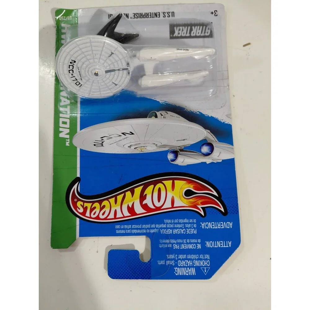 NIP Hot Wheels Imagination 1:64 DieCast Star Trek USS Enterprise NCC-1701 B